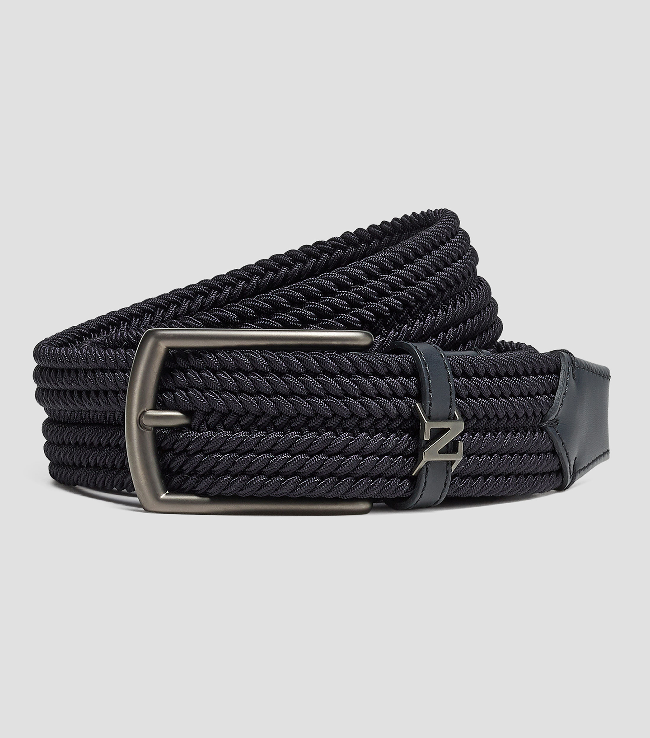 Cinturón casual trenzado Hombre